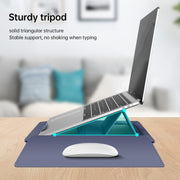 13 inch Multifunctional Mouse Pad Stand Handheld Laptop Bag(Grey)