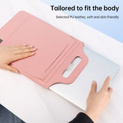 13 inch Multifunctional Mouse Pad Stand Handheld Laptop Bag(Grey)