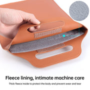 13 inch Multifunctional Mouse Pad Stand Handheld Laptop Bag(Grey)
