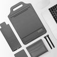 15 inch Multifunctional Mouse Pad Stand Handheld Laptop Bag(Grey) - 15 inch by PMC TechLife | Online Shopping South Africa | PMC TechLife | Buy Now Pay Later Mobicred