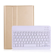 A700 Ultra-thin Bluetooth Keyboard Leather Case For Samsung Galaxy Tab S8 11 inch SM-X700 / SM-X706(Gold)