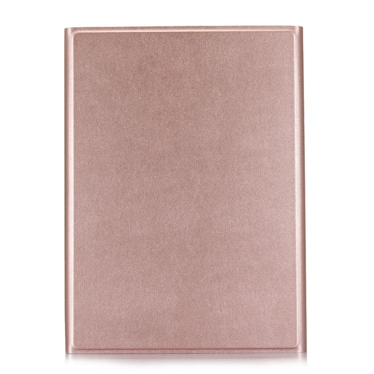 A700 Ultra-thin Bluetooth Keyboard Leather Case For Samsung Galaxy Tab S8 11 inch SM-X700 / SM-X706(Rose Gold)