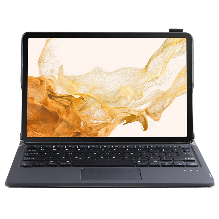 A700-A Ultra-thin Bluetooth Keyboard Leather Case with Touchpad For Samsung Galaxy Tab S8 11 inch SM-X700 / SM-X706(Black) - Samsung Keyboard by PMC TechLife | Online Shopping South Africa | PMC TechLife