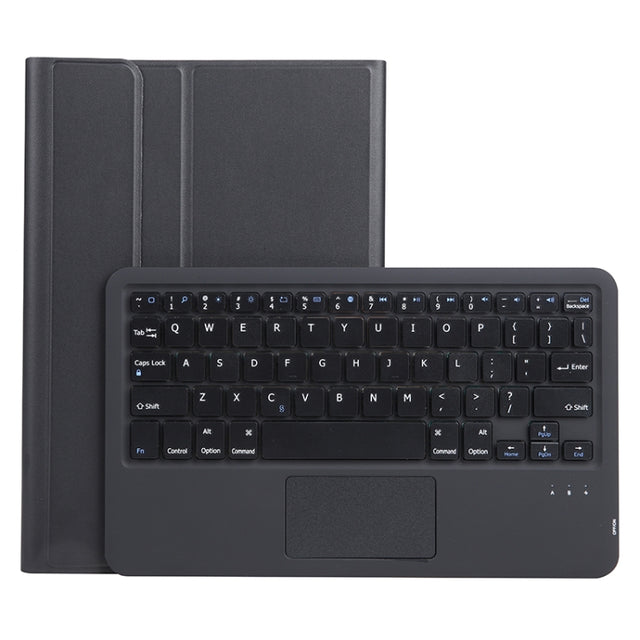 A700-A Ultra-thin Bluetooth Keyboard Leather Case with Touchpad For Samsung Galaxy Tab S8 11 inch SM-X700 / SM-X706(Black)