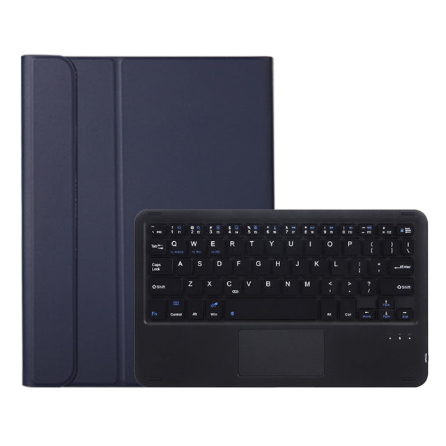A700-A Ultra-thin Bluetooth Keyboard Leather Case with Touchpad For Samsung Galaxy Tab S8 11 inch SM-X700 / SM-X706(Blue)