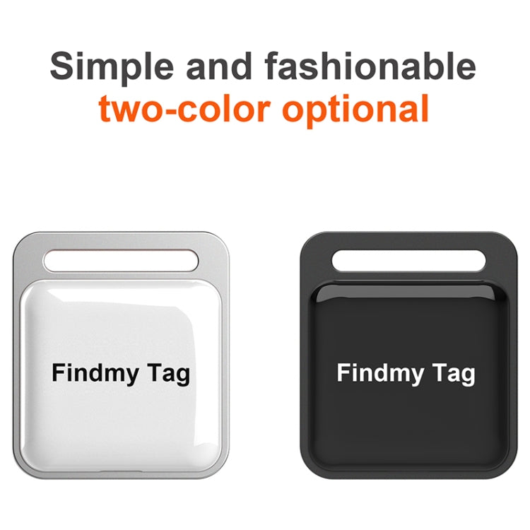 Findmy Tag Square Smart Bluetooth Anti- lost Alarm Locator Tracker(White) - Anti-lost Alarm by PMC Jewellery | Online Shopping South Africa | PMC Jewellery | Buy Now Pay Later Mobicred