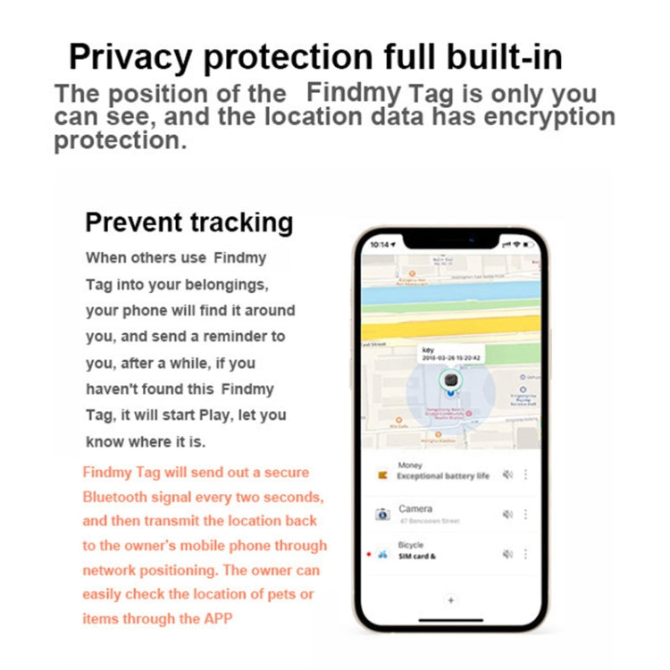 Findmy Tag Special Shape Smart Bluetooth Anti- lost Alarm Locator Tracker(Black) - Anti-lost Alarm by PMC Jewellery | Online Shopping South Africa | PMC Jewellery | Buy Now Pay Later Mobicred
