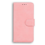 For Blackview A60 Skin Feel Pure Color Flip Leather Phone Case(Pink)