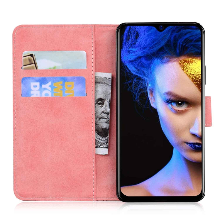 For Blackview A60 Skin Feel Pure Color Flip Leather Phone Case(Pink) - More Brand by PMC TechLife | Online Shopping South Africa | PMC TechLife | Buy Now Pay Later Mobicred