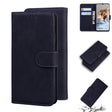 For Blackview A80 Skin Feel Pure Color Flip Leather Phone Case(Black) - More Brand by PMC TechLife | Online Shopping South Africa | PMC TechLife