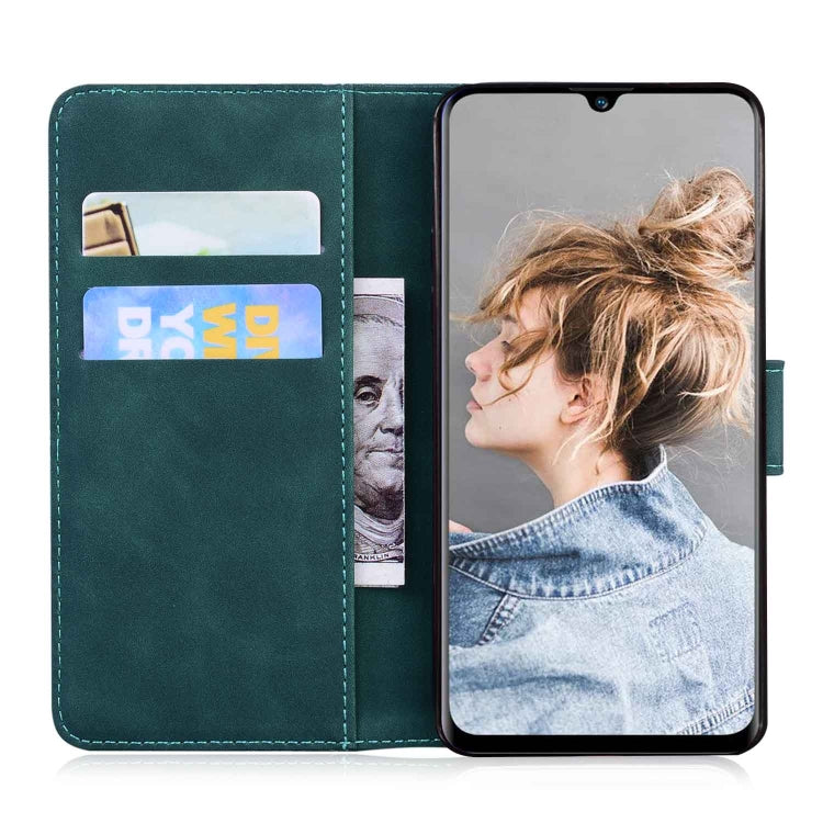 For Blackview A80 Skin Feel Pure Color Flip Leather Phone Case(Green) - More Brand by PMC TechLife | Online Shopping South Africa | PMC TechLife | Buy Now Pay Later Mobicred