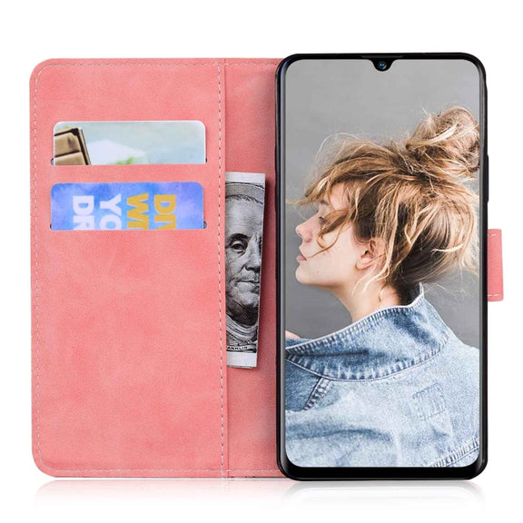 For Blackview A80 Skin Feel Pure Color Flip Leather Phone Case(Pink)