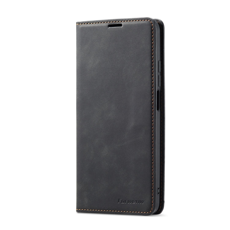 For Xiaomi Redmi Note 11 4G Global Forwenw Dream Series Oil Edge Strong Magnetism Leather Phone Case(Black) - free shipping - PMC TechLife - Order now!