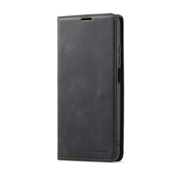 For Xiaomi Redmi Note 11 4G Global Forwenw Dream Series Oil Edge Strong Magnetism Leather Phone Case(Black)