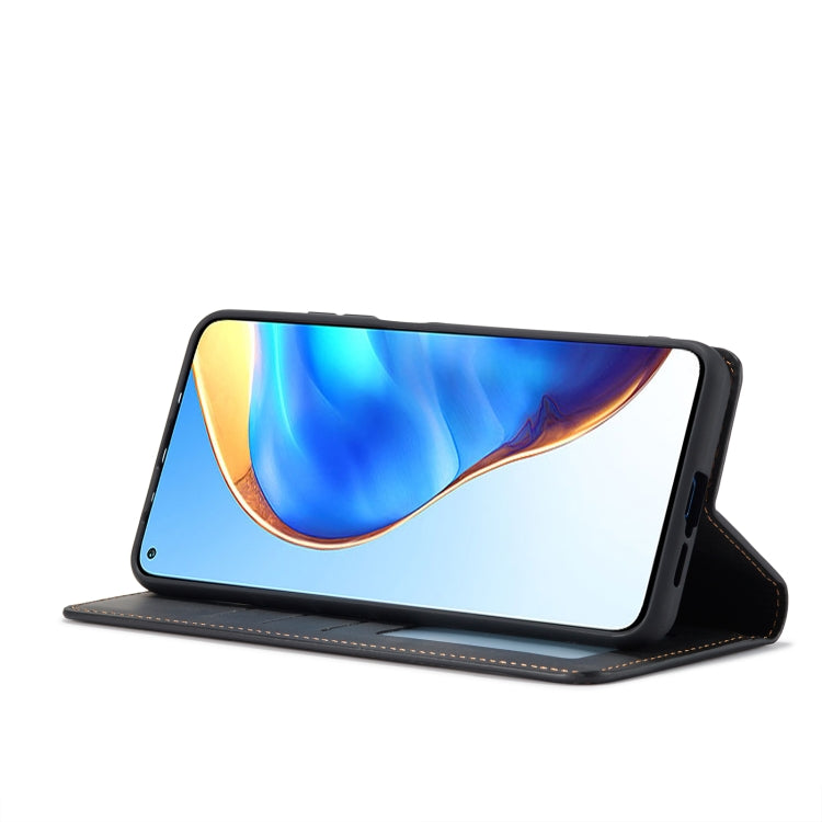 For Xiaomi Redmi Note 11 4G Global Forwenw Dream Series Oil Edge Strong Magnetism Leather Phone Case(Black) - free shipping - PMC TechLife - Order now!