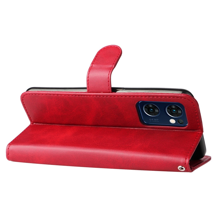 For OPPO Reno7 5G / Find X5 Lite International Version Fashion Calf Texture Zipper Horizontal Flip Leather Case(Red) - OPPO Cases by PMC TechLife | Online Shopping South Africa | PMC TechLife | Buy Now Pay Later Mobicred
