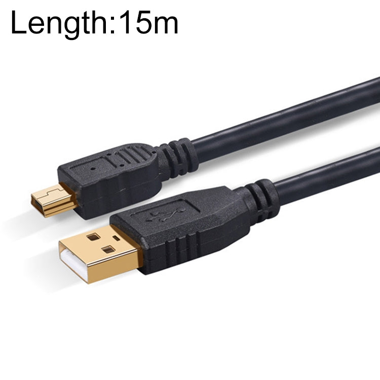 15m Mini 5 Pin to USB 2.0 Camera Extension Data Cable -  by PMC TechLife | Online Shopping South Africa | PMC TechLife | Buy Now Pay Later Mobicred