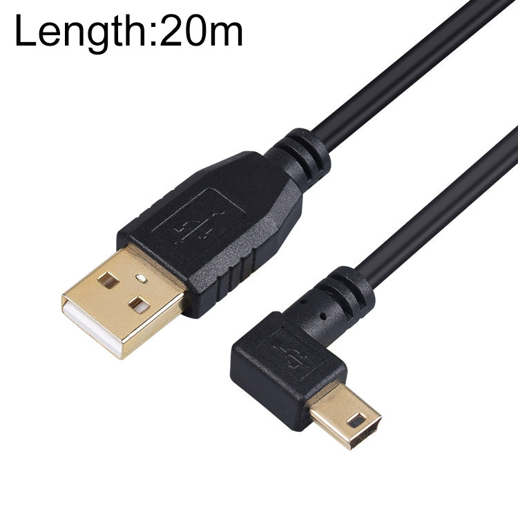20m Elbow Mini 5 Pin to USB 2.0 Camera Extension Data Cable -  by PMC TechLife | Online Shopping South Africa | PMC TechLife | Buy Now Pay Later Mobicred