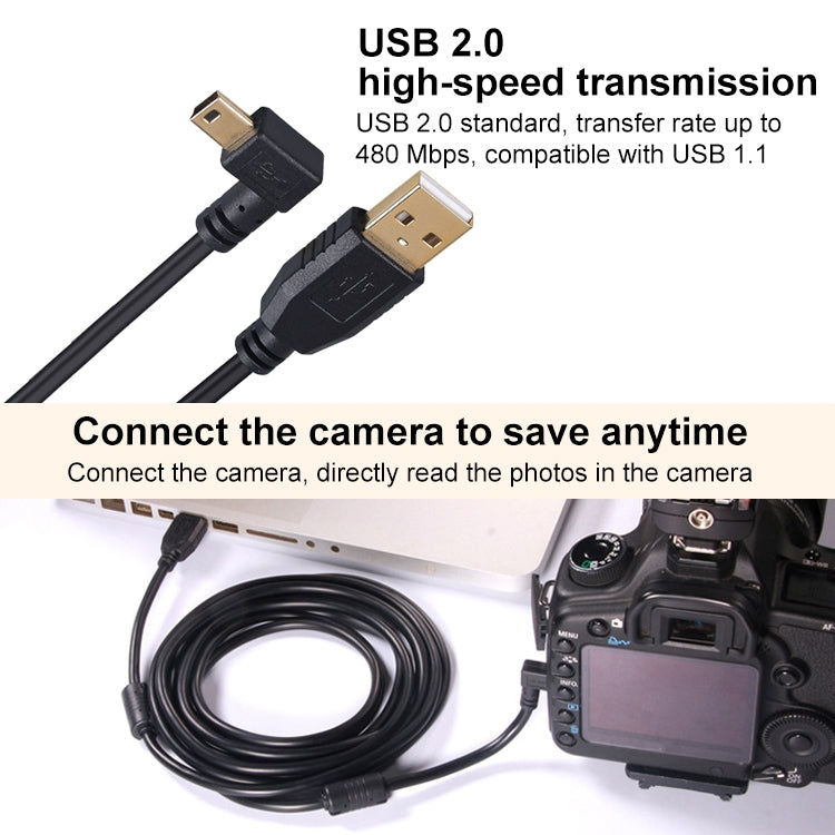 20m Elbow Mini 5 Pin to USB 2.0 Camera Extension Data Cable -  by PMC TechLife | Online Shopping South Africa | PMC TechLife | Buy Now Pay Later Mobicred