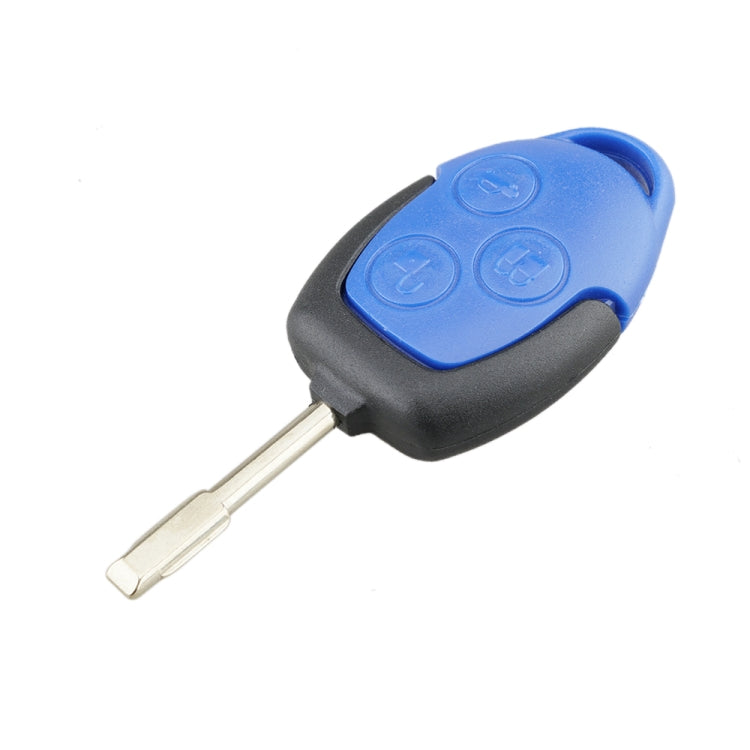 A17 Straight Car Key Shell Round Embryo Metal Embryo Length 35mm for Ford Transit 3-button - free shipping - PMC TechLife - Order now!