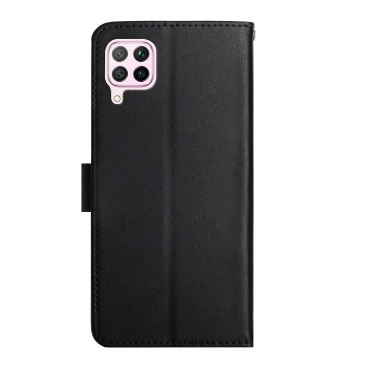 For Huawei P40 Lite Genuine Leather Fingerprint-proof Horizontal Flip Phone Case(Black) - Huawei Cases by PMC TechLife | Online Shopping South Africa | PMC TechLife | Buy Now Pay Later Mobicred
