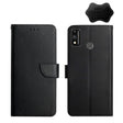 For Honor 9X Lite Genuine Leather Fingerprint-proof Horizontal Flip Phone Case(Black) - Huawei Cases by PMC TechLife | Online Shopping South Africa | PMC TechLife | Buy Now Pay Later Mobicred