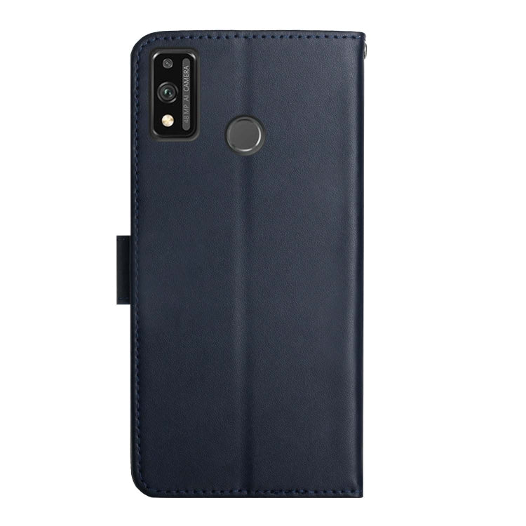 For Honor 9X Lite Genuine Leather Fingerprint-proof Horizontal Flip Phone Case(Blue) - Huawei Cases by PMC TechLife | Online Shopping South Africa | PMC TechLife | Buy Now Pay Later Mobicred