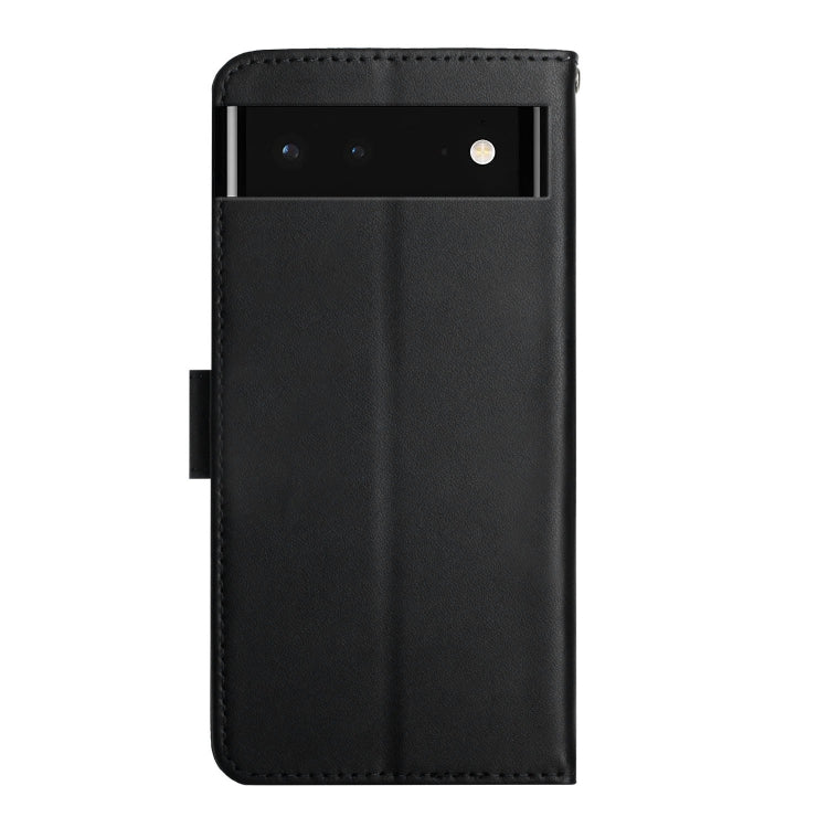 For Google Xperia 6 Genuine Leather Fingerprint-proof Horizontal Flip Phone Case(Black) - Google Cases by PMC TechLife | Online Shopping South Africa | PMC TechLife | Buy Now Pay Later Mobicred