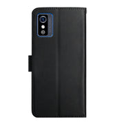 For ZTE Blade L9 Genuine Leather Fingerprint-proof Horizontal Flip Phone Case(Black)