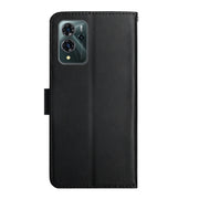 For ZTE Blade V40 Pro Genuine Leather Fingerprint-proof Horizontal Flip Phone Case(Black)