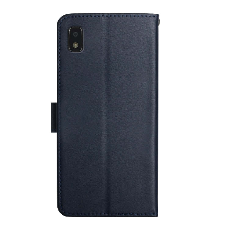 For ZTE Blade L210 Genuine Leather Fingerprint-proof Horizontal Flip Phone Case(Blue) - ZTE Cases by PMC Jewellery | Online Shopping South Africa | PMC Jewellery | Buy Now Pay Later Mobicred
