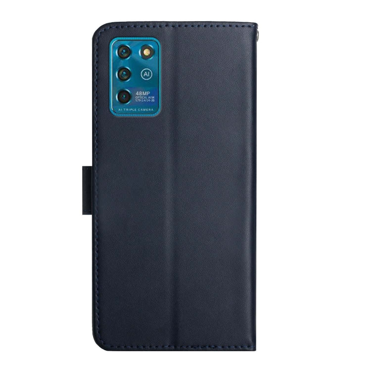 For ZTE Blade V30 Vita Genuine Leather Fingerprint-proof Horizontal Flip Phone Case(Blue) - ZTE Cases by PMC Jewellery | Online Shopping South Africa | PMC Jewellery | Buy Now Pay Later Mobicred