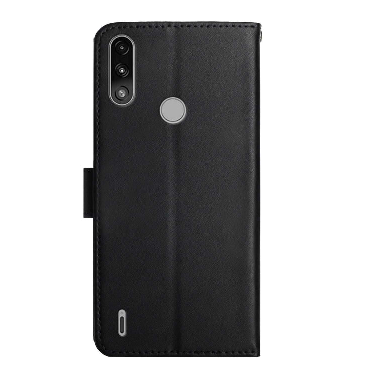 For Motorola Moto E7 Power Genuine Leather Fingerprint-proof Horizontal Flip Phone Case(Black) - Motorola Cases by PMC TechLife | Online Shopping South Africa | PMC TechLife | Buy Now Pay Later Mobicred