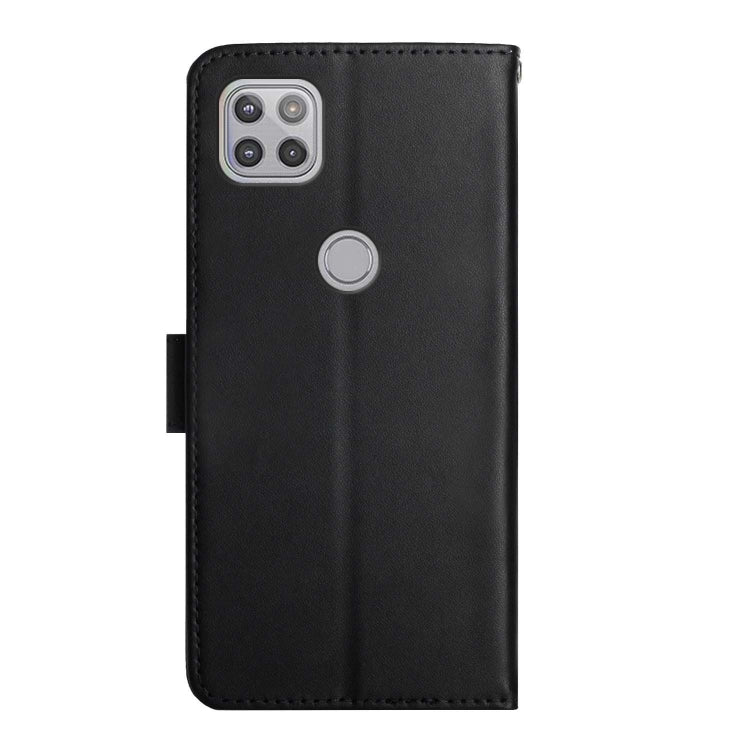 For Motorola Moto G 5G Genuine Leather Fingerprint-proof Horizontal Flip Phone Case(Black) - Motorola Cases by PMC TechLife | Online Shopping South Africa | PMC TechLife | Buy Now Pay Later Mobicred