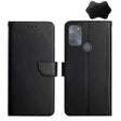 For Motorola Moto G50 Genuine Leather Fingerprint-proof Horizontal Flip Phone Case(Black) - Motorola Cases by PMC TechLife | Online Shopping South Africa | PMC TechLife | Buy Now Pay Later Mobicred