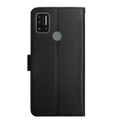 For UMIDIGI A7 Genuine Leather Fingerprint-proof Flip Phone Case(Black)