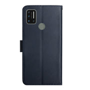 For UMIDIGI A7 Pro Genuine Leather Fingerprint-proof Flip Phone Case(Blue)
