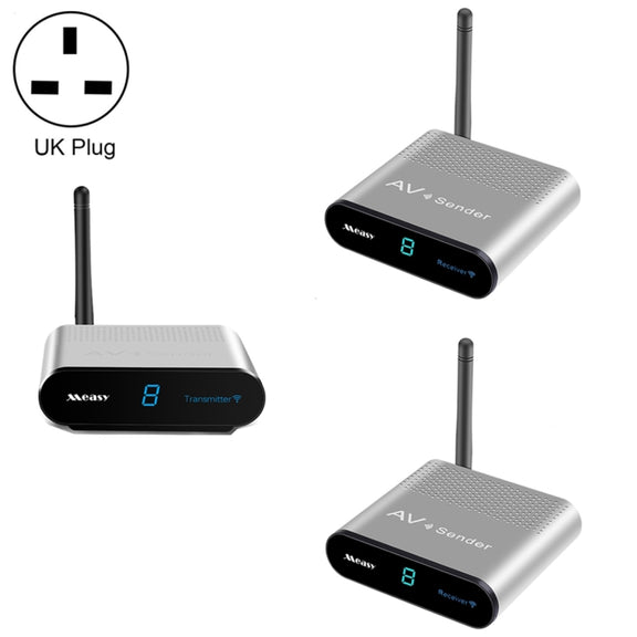 Measy AV530-2 5.8GHz Wireless Audio / Video Transmitter + 2 Receiver, Transmission Distance: 300m, UK Plug