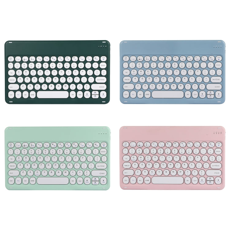 X4 Universal Round Keys Panel Spray Color Bluetooth Keyboard(Lemon Yellow)