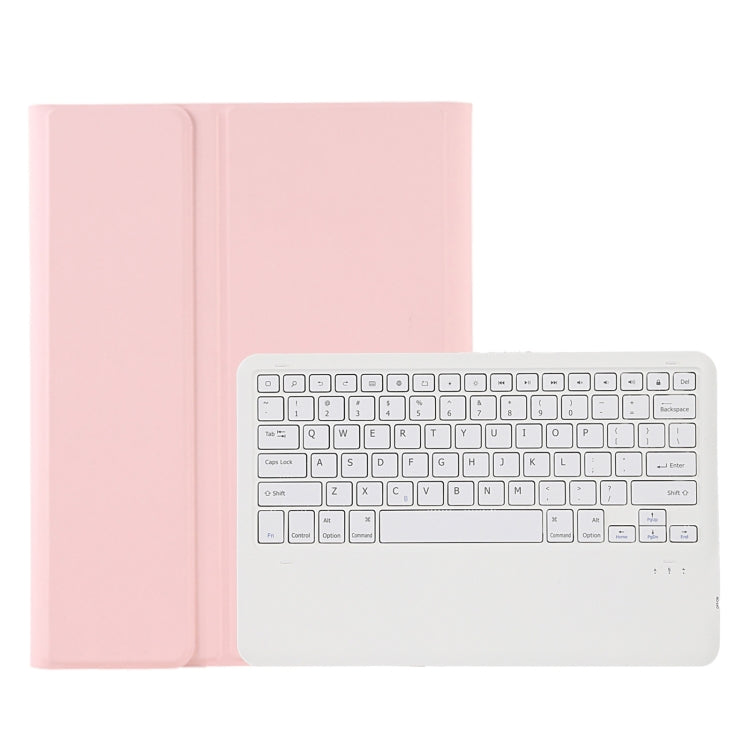 A800B Candy Color Detachable Bluetooth Keyboard Case with Pen Slot for Samsung Galaxy Tab S8+  / S7+ / S7 FE(Pink) - Samsung Keyboard by PMC TechLife | Online Shopping South Africa | PMC TechLife