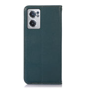 For OnePlus Nord CE 2 5G KHAZNEH Nappa Top Layer Cowhide Leather Phone Case(Green)