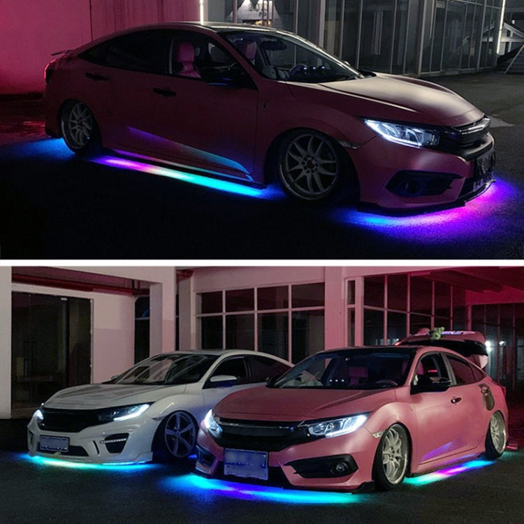 Car Modification Symphony Voice Control LED Chassis Lights, Specification:2 x 90cm + 2 x 120cm - Atmosphere lights by PMC TechLife | Online Shopping South Africa | PMC TechLife | Buy Now Pay Later Mobicred