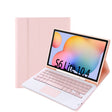 A610B-A Candy Color Bluetooth Keyboard Leather Case with Pen Slot & Touchpad For Samsung Galaxy Tab S6 Lite 10.4 inch SM-P610 / SM-P615(Pink) - Samsung Keyboard by PMC TechLife | Online Shopping South Africa | PMC TechLife