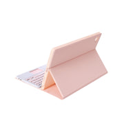 A610B-A Candy Color Bluetooth Keyboard Leather Case with Pen Slot & Touchpad For Samsung Galaxy Tab S6 Lite 10.4 inch SM-P610 / SM-P615(Pink)