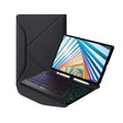 BM20S Backlight Diamond Texture Bluetooth Keyboard Leather Case with Triangle Back Support For Lenovo M10 Plus 10.3 inch TB-X606 / TB-X606F(Black + Black) - Lenovo Keyboard by PMC TechLife | Online Shopping South Africa | PMC TechLife