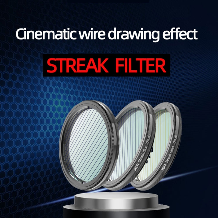 JSR Starlight Drawing Camera Lens Filter, Size:67mm(Streak Blue)