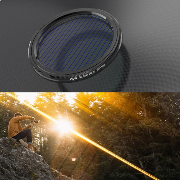 JSR Starlight Drawing Camera Lens Filter, Size:67mm(Streak Blue)