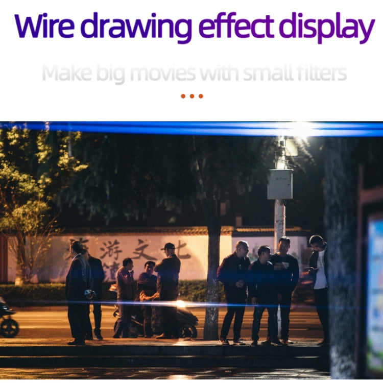 JSR Starlight Drawing Camera Lens Filter, Size:72mm(Streak Gold) - free shipping - PMC TechLife - Order now!