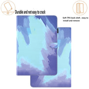 For Lenovo Tab M10 Plus 10.6 3rd Gen. Watercolor Pattern Skin Feel Magnetic Leather Tablet Case(Winter Snow)