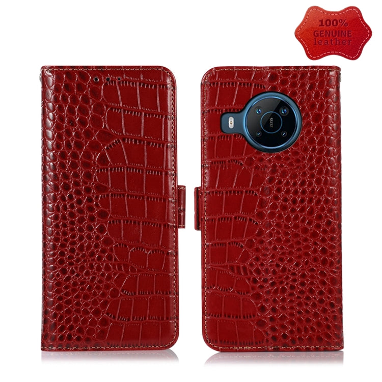 For Nokia X100 Crocodile Top Layer Cowhide Leather Phone Case(Red) - Nokia Cases by PMC TechLife | Online Shopping South Africa | PMC TechLife | Buy Now Pay Later Mobicred
